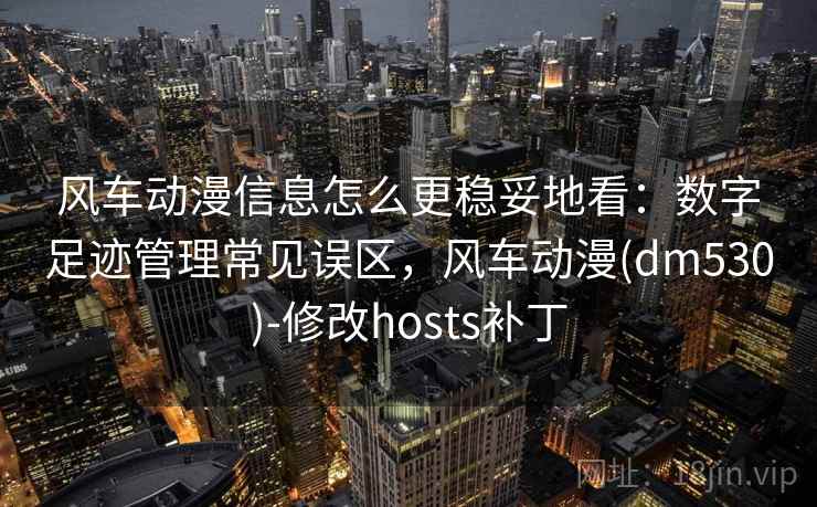 风车动漫信息怎么更稳妥地看：数字足迹管理常见误区，风车动漫(dm530)-修改hosts补丁