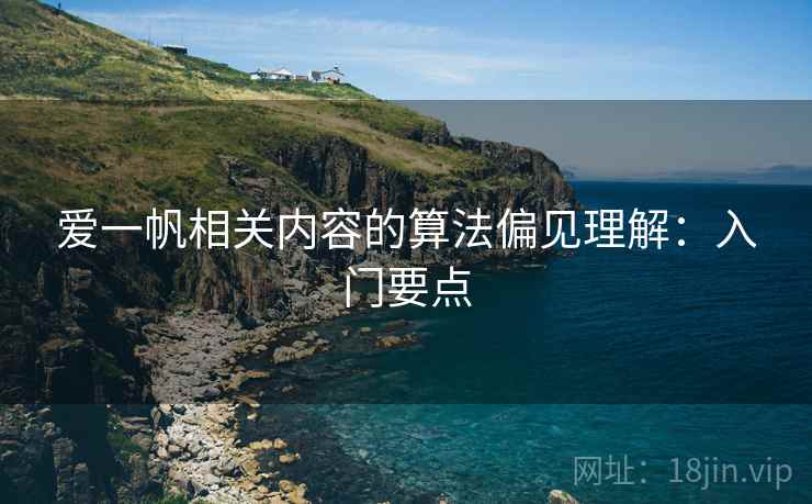 爱一帆相关内容的算法偏见理解：入门要点